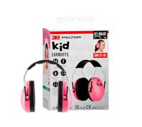 3M Orejeras para niños H510AK – Protección auditiva ajustable, rosa, 87–98 dB (SNR 27 dB)