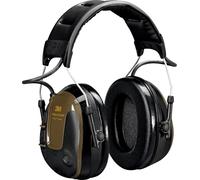 3M Peltor ProTac Hunter - Auriculares - circumaurales - con cable - cancelación activa de ruido - conector de 3,5 mm - color verde (MT13H222A)