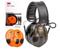 3M Auriculares antirruido Peltor SportTac 26 dB plegable Gel Confort Pack de 5