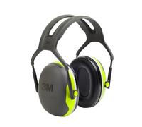 3M Peltor Orejeras de diadema X4A – Ultrafino y ligero, alta visibilidad, reducción 32–33 dB