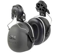 3M Orejeras para casco PELTOR X5P3 – Anclaje P3E, Alta visibilidad, 35 dB, Negro (1 orejera)