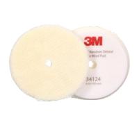 3M Perfect-It Boina de Lana de Pulido Rotorbital, 150 mm, Blanca, 34124, 2 Almohadillas por Paquete