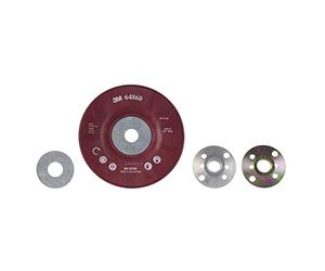 3M Plato HP estriado, 115 mm, Rojo, 64860