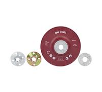 3M Plato HP Estriado – 125 mm – Rojo – 64861