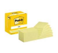 3M Post-it notas amarillas 76 x 127 mm - 12 unidades