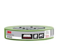 3M Pro 2060 Cinta de Enmascarar Profesional - 1 Rollo, 24 mm x 50 m - Adhesiva para Superficies Rugosas como Hormigón y Madera sin Tratar - para Pintura y Decoración en Interiores y Exteriores