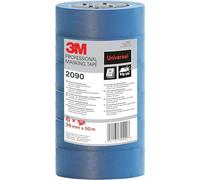 3M Pro 2090 Cintas de Enmascarar, Multisuperficie - 6 Rollos, 36 mm x 50 m - Cinta Adhesivapara Pintores, para Pintar y Decorar, Interior y Exterior