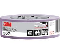 3M Pro Cinta de Enmascarar Profesional 2071 para Superficies Delicadas - 1 Rollo, 36 mm x 50 m - Estable a los Rayos UV, Resistente al Agua, para Pintura y Decoración Interior y Exterior