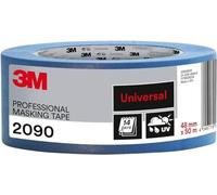 3M Pro Cinta de Enmascarar Profesional 2090 para Superficies Universales - 1 Rollo 48 mm × 50 m - Resistente a los Rayos UV y al Agua, para Pintar y Decorar Tanto Interiores como Exteriores