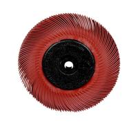 3M Scotch-Brite Cepillo Radial Bristle BB-ZB, 152 mm x 13 mm x 25 mm, P220, Rojo, Tipo C, Con Adaptador, 1 por paquete