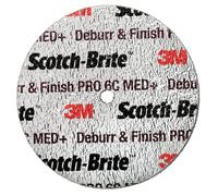 3M Scotch-Brite Roloc Disco Unitized Deburr & Finish PRO, 8C CRS+ | 152 mm x 12.7 mm x 25.4 mm, 1 por paquete