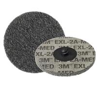 3M Scotch-Brite Roloc EXL Disco Unitized XL-DR, 76 mm x 6 mm, 2A Medio, 10 por paquete