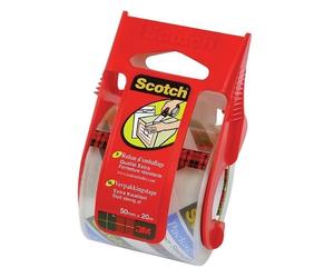3M Scotch Dispensador de cinta adhesiva que incluye un rollo de cinta de embalaje de 50 mm x 20 m