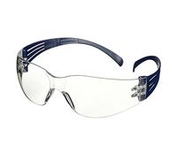 3M™ SecureFit™ 100 Gafas de seguridad, montura azul, recubrimiento antirrayaduras, lente incolora, SF101AS-BLU-EU, 20/caja