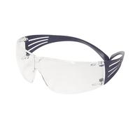 3M Gafa de protección SecureFit 200 – montura azul, lente incolora, antiempañante Scotchgard