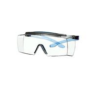 3M™ SecureFit™ 3700 Cubregafas, Patilla Azul, Protector Marrón, Scotchgard™ Anti-Empañamiento (K&N), Lente Incolora, SF3701XSGAF-BLU-EU