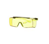 3M™ SecureFit™ 3700 Cubregafas, Patilla Verde Lima, Scotchgard™ Anti-Empañamiento(K&N), Lente Amarilla, SF3703SGAF-GRN-EU