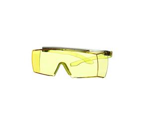 3M™ SecureFit™ 3700 Cubregafas, Patilla Verde Lima, Scotchgard™ Anti-Empañamiento(K&N), Lente Amarilla, SF3703SGAF-GRN-EU