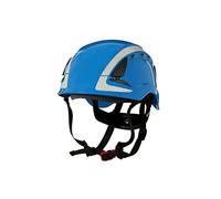 3M SecureFit Casco de protección, X5003V-CE, Azul, con ventilación, Reflectante, CE
