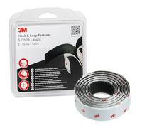 3M Sistema de Cierre Reposicionable SJ352Bbk, Negro, 2 x 25mm X 1.25m