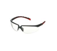 3M Solus serie 2000, S2001SGAF-RED, patillas grises/rojas