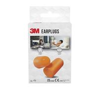 Tapones oídos poliuretano 3M ref. 1100, 2 pares - protección frente al ruido