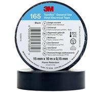3M Cinta aislante Temflex 165 165BK1E 10 m x 15 mm Negro