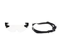 3M V9C Protector Ocular Integrado, Incoloro + PELTOR GH4 Barbuquejo de Repuesto