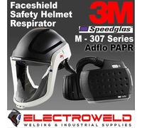 3M Versaflo M-307 Face Shield Adflo PAPR Respirador de Aire P2 Casco de Solda...