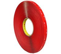 3M VHB Cinta Adhesiva, 4918 F, 25 mm x 16,5 m, 2 mm, 3 unidades, Transparente