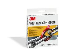 3M VHB Cinta Adhesiva GPH-060GF - diseñadas para crear uniones duraderas y fiables para unir materiales distintos a altas temperaturas - 19 mm X 3 m, gris, espesor: 0.6mm (1 unidad)
