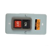 3P 30A 3,7 kW Pulsador Interruptor TBSS-330 para control del motor Start/Stop ON/OFF, contactos de latón, 380 V, montaje en cajas de distribución