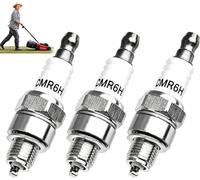 3Pcs Bujía para NGK CMR6H Stihl Honda Brisk Bosch Husqvarna Echo BR500 BR550 BR600 FC56 FC70 RZ7C RZ7CT10 965, Reemplazo de Bujías Cortadora de Césped