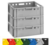 3X BURI Caja Para Carnicero Caja De Carne Caja Euro De Carnicero Caja Apilable
