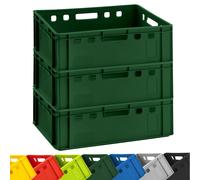 3X BURI Caja Para Carnicero Caja De Carne Caja Euro De Carnicero Caja Apilable