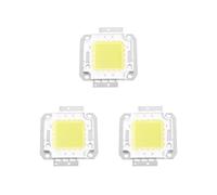 3X Forma Cuadrada Lámpara de Luz CC Blanca COB SMD Módulo LED Chip 30-36V 20W