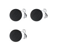3X Panel Solar Redondo de 1,2 W, 5 V, 110 mm con Puerto USB para Cargador de Teléfono Móvil para Exteriores