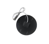 3X Panel Solar Redondo de 1,2 W, 5 V, 110 mm con Puerto USB para Cargador de Teléfono Móvil para Exteriores