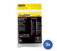 3x Pegamento Stanley Fatmax, Modelo 1 GS10DT, Transparente, para Obras Y
