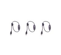 3X Termostato del Calentador del Controlador de Temperatura USB 5V-12V 3 Velocidades Ajustable 24W