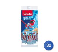 Vileda 150730 accesorio para trapeador paños húmedos para mopa multi