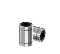 4/10 Uds LM8UU LM10UU LM16UU LM12UU rodamiento lineal de bolas casquillo lineal 8mm varillas revestimiento carril piezas de eje lineal DIY CNC impresora 3D(4Pcs,LM10LUU 10x19x55)