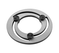 4-15 Pulgadas Mandril De Tres Garras Acero Suave Ajustable Hidráulico Anillo De Mandíbula Para Mandril De Torno CNC Mordazas Blandas Reparación De Taladros Silver,4in