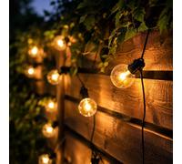 4.5m Luces Festoon Batería Blanco Cálido LED Para Jardín Exterior