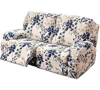 4/6/8 Piezas Sillon Relax Reclinable Tela, 1 plaza/2/3 plazas Reclinable Elástico Funda De Sofá Spandex Electrico Sillón Relax Gatos Perros Niño Protector para Sofá ( Color : #6 , Size : 2 people (6 p