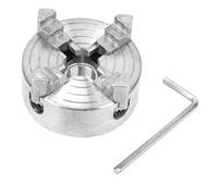 4 - Abrazadera de mandíbula para mini torno de metal | Accesorio de mandril de aleación de zinc con rango de sujeción de 12-65 mm | Reemplazo para el modelo Z011A | Compatible con Mini Lathes