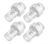 4 adaptadores de conector de desagüe de piscina para manguera redonda 10184