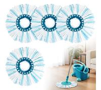 4 cabezales de repuesto compatibles con Leifheit Clean Twist Disc Mop Ergo