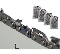 4 cadenas de sierra de 3/8" 45 TG 1,3 mm 30 cm