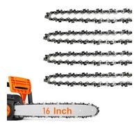 4 cadenas de sierra de 40 cm, 3/8 LP, 1,3 mm, 56 TG, compatibles con Stihl, Makita, Oregon, Einhell, Dolmar, Husqvarna y otros, cadena de acero de alta calidad para motosierras